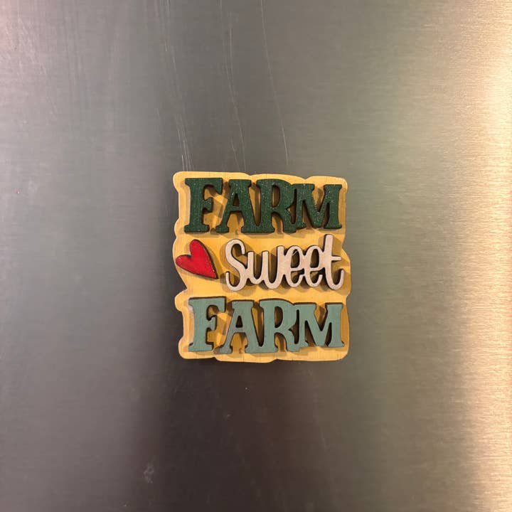 Wood’N Sass - Wholesale Magnet - Chicken Farm Fresh Magnets Eggs Farmhouse Kitchen 4