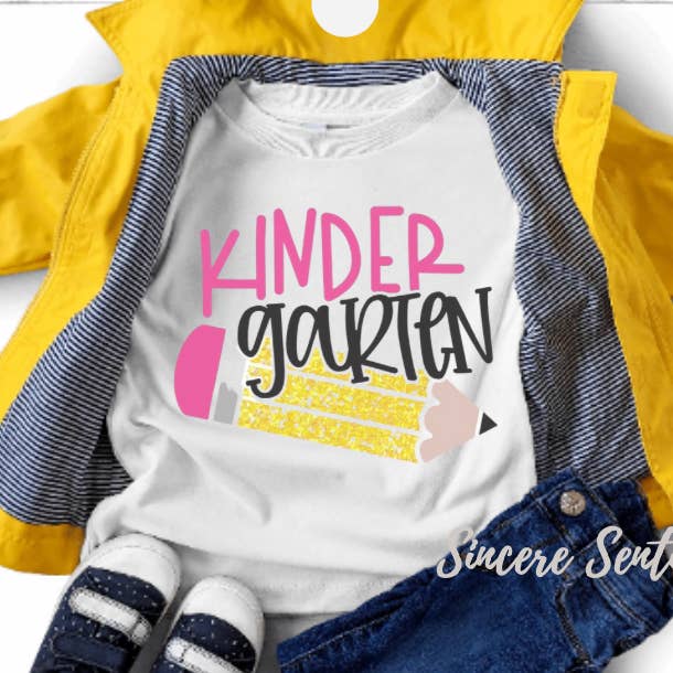 Maglietta Kindergarten per la vendita all'ingrosso da parte di Sincere Sentiments LLC