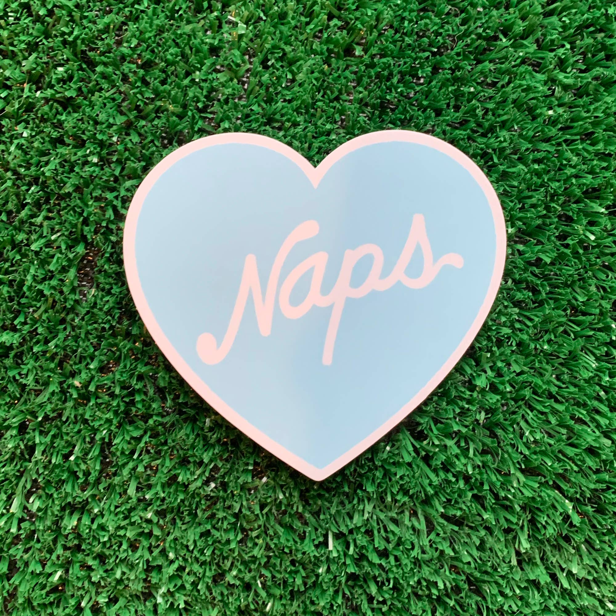 Yardsale Press - Wholesale Sticker - Naps Heart Vinyl Sticker