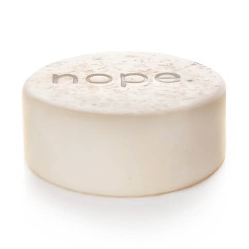 Unpackaged oat so soft daily facial cleansing bar for wholesale by nope. shampoo & conditioner bars