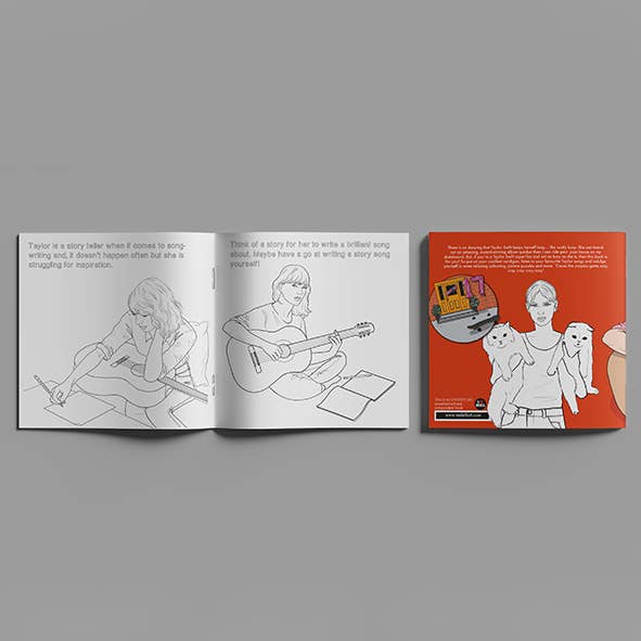 I Love Mel - Wholesale Coloring Book - Adult - Taylor Swift Coloring Book - 100 book saver bundle