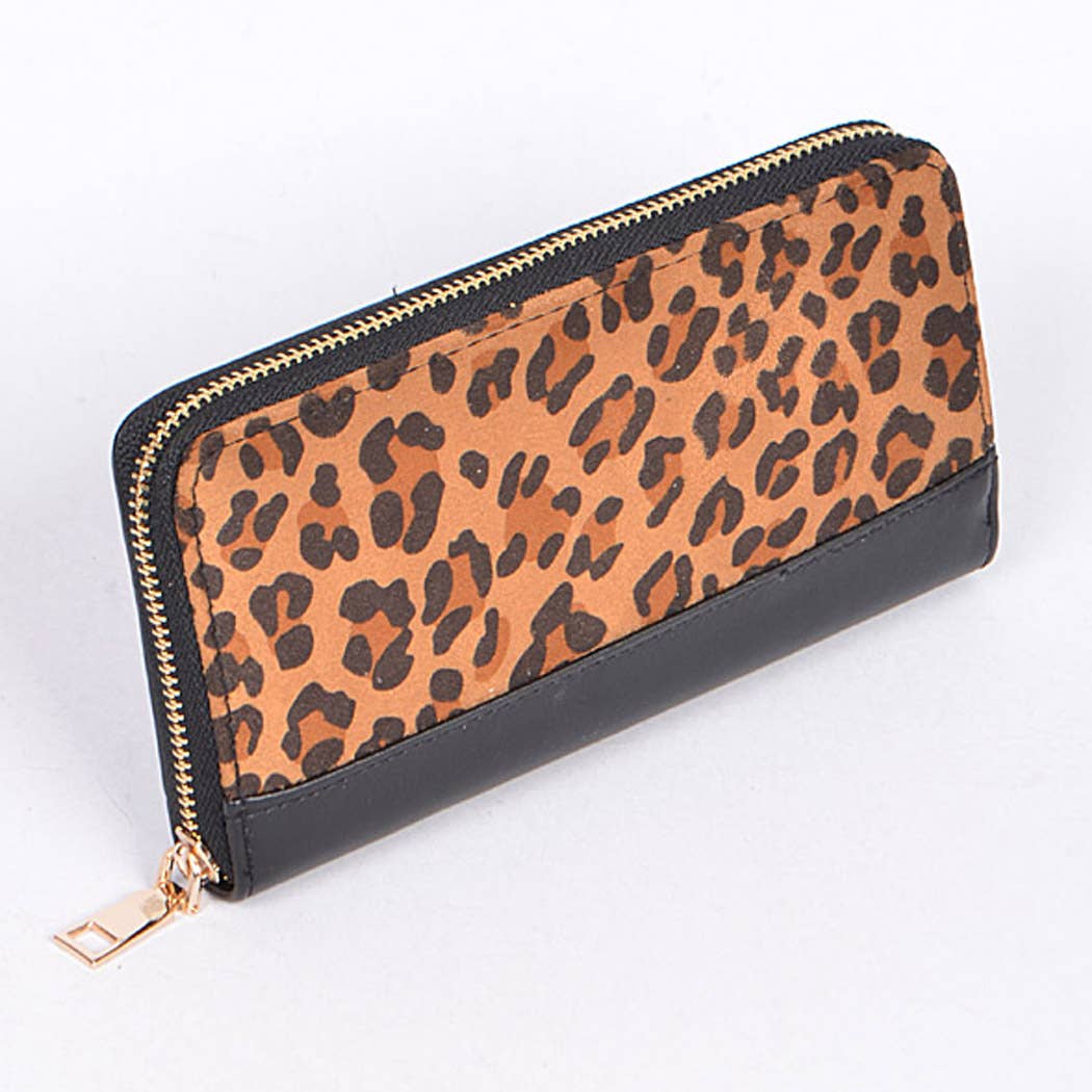 3AM BY H&D ACCESSORIES - Wholesale Wallet - Women's - Animal Print Wallet With Zipper2