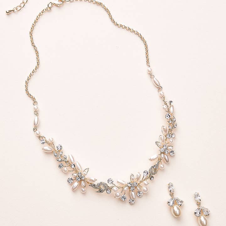 Dareth Colburn Designs - Wholesale Jewelry Set - Delicate Pearl Jewelry Set