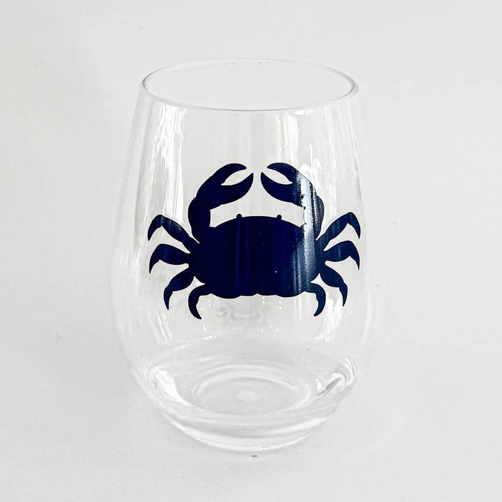 Everything Labeled | Coastal & Custom Drinkware - Wholesale Insulated Mug/Tumbler - Crab Coastal Drinkware  | Nautical Wine & Tumblers3