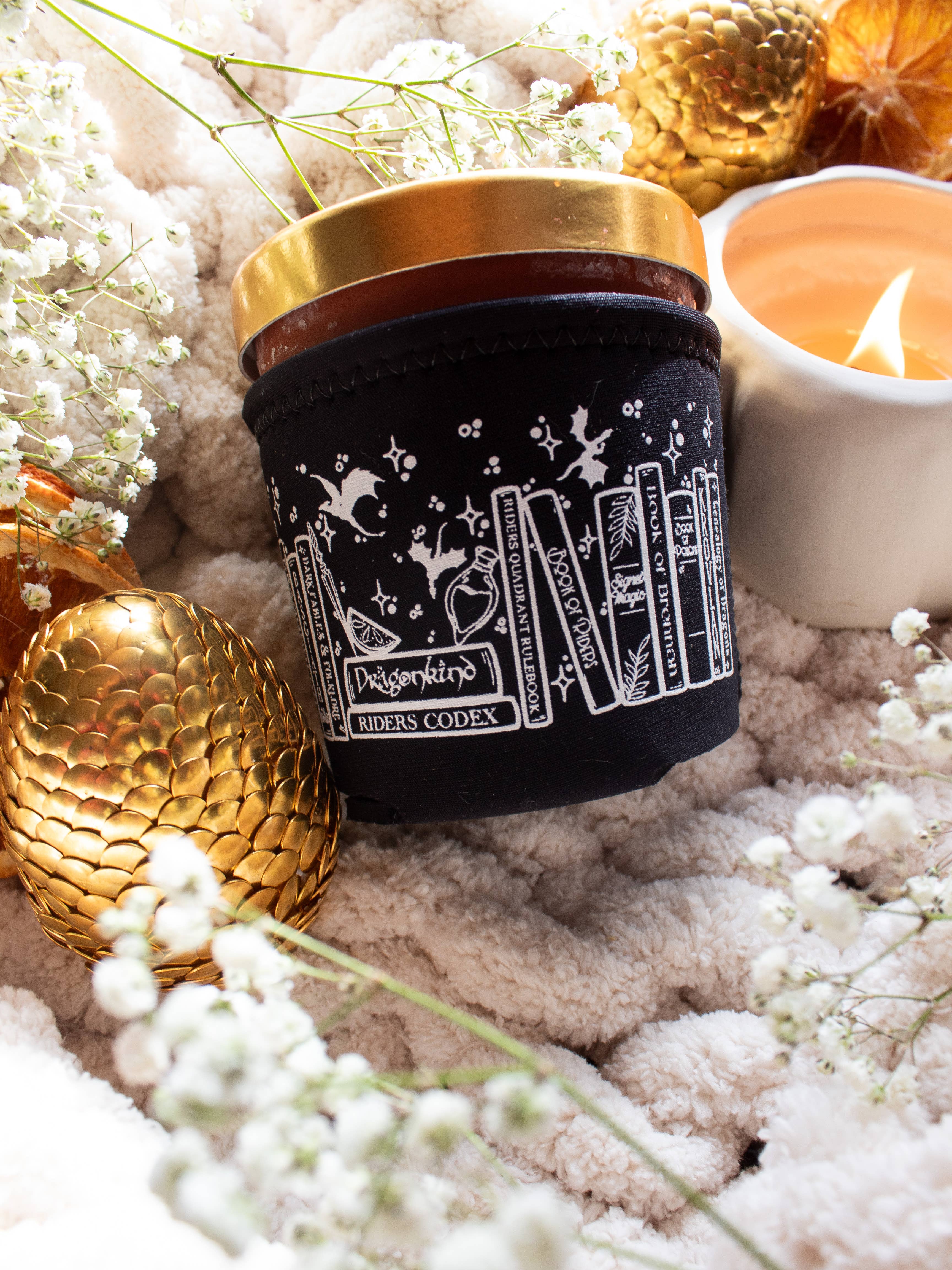 Meaggie Moos - Wholesale Drink Huggers & Koozies - Ice Cream Pint Sleeve | Fourth Wing Violet's Bookshelf2