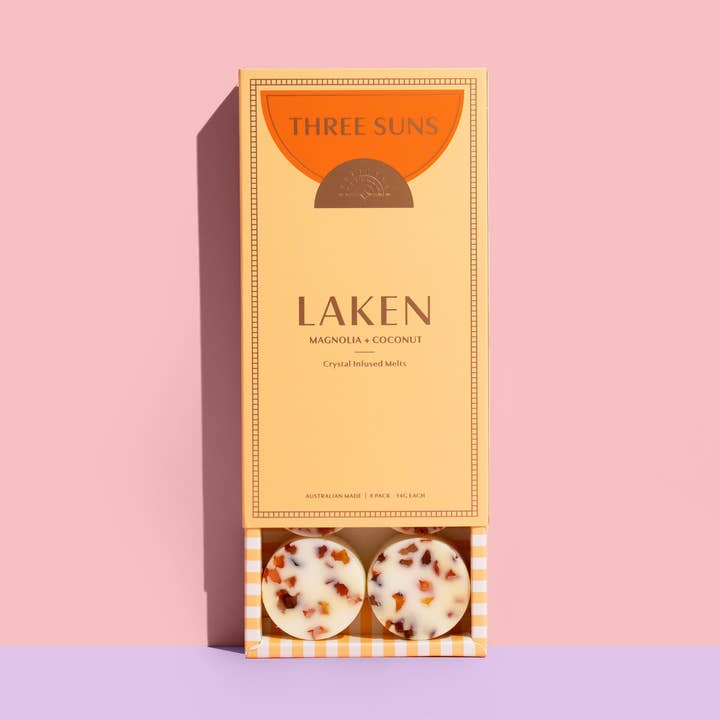 Three Suns - Wholesale Wax melt - Laken - Magnolia & Coconut Soy Melts Box of 80