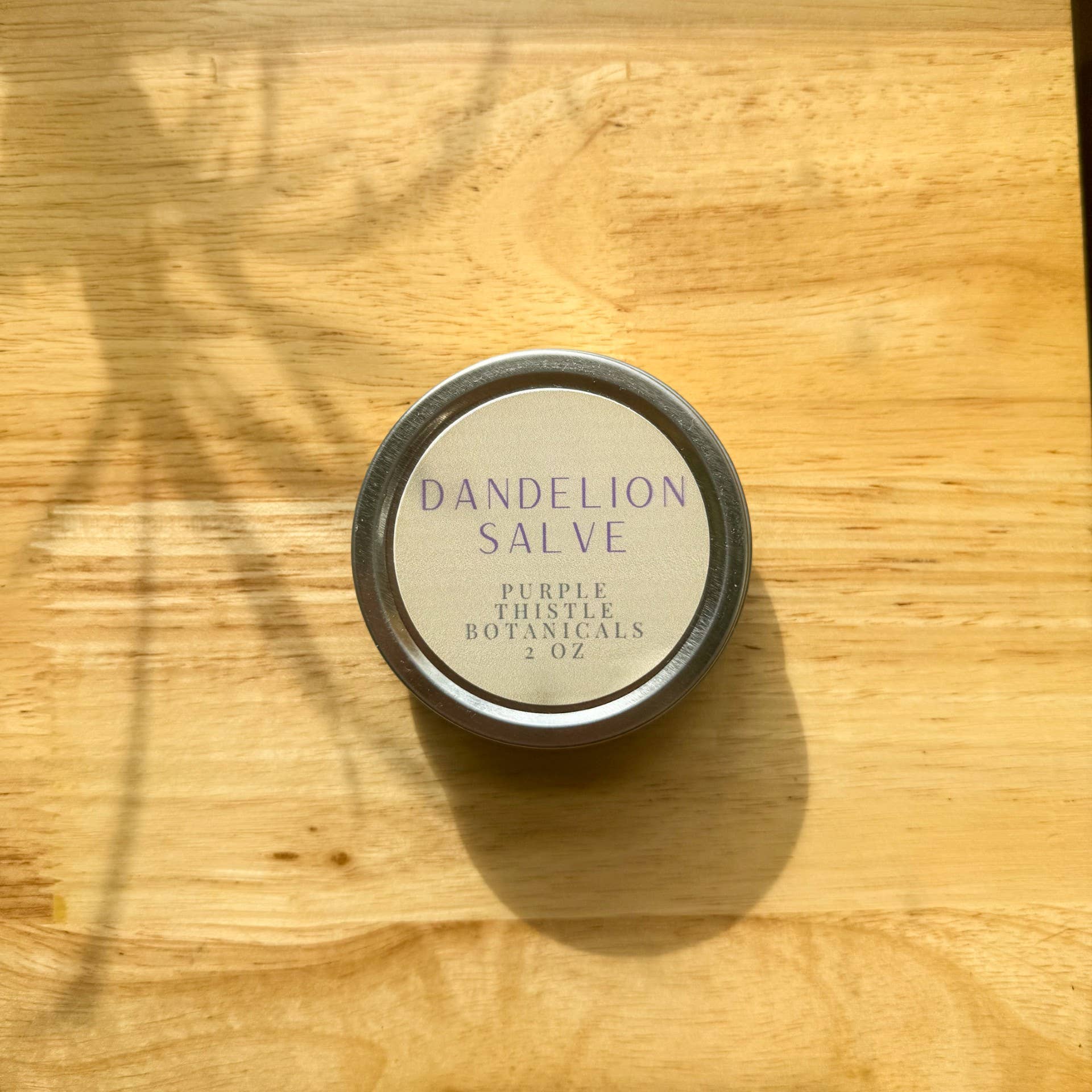 Purple Thistle Botanicals – Engroshandel Plejende salve – Mælkebøtte Salve1