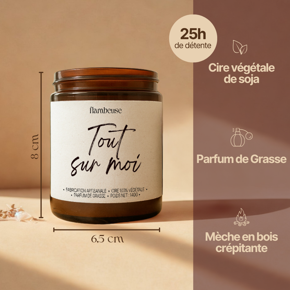 Flambeuse (Effet WOW) - Wholesale Jar/Filled Candle - Scented candle "This isn't Versailles here" (140 g)4