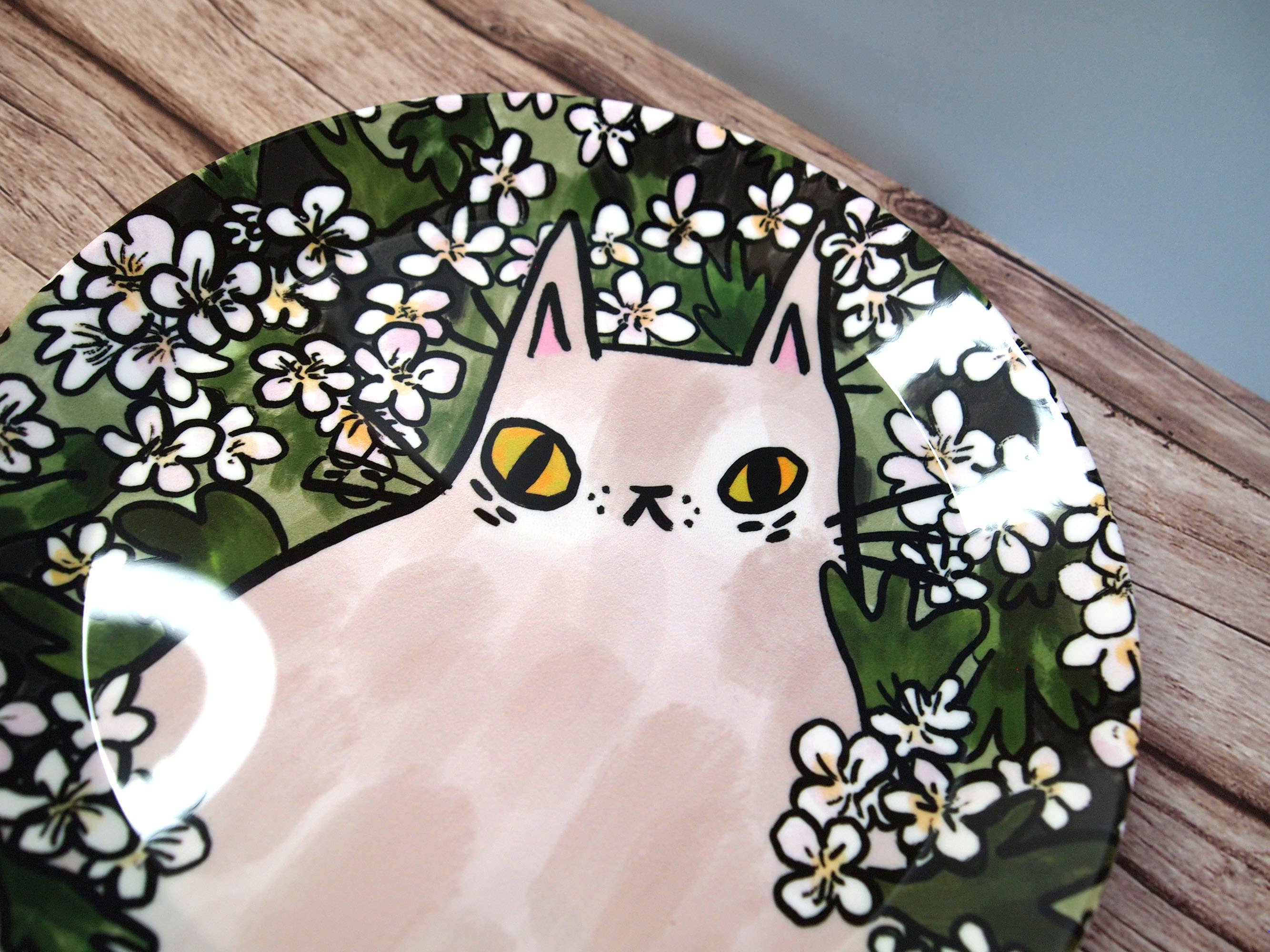 I LIKE CATS - Venta al por mayor Platos desechables - Plato de picnic para gatos, plato de plástico, plato de fiesta, gato1