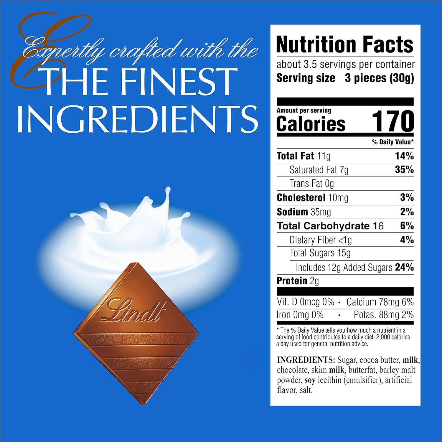 BranVx Distributors – wholesale Chocolate bar – Lindt Excellence Extra Creamy Milk Chocolate Bar 3.5  Oz2