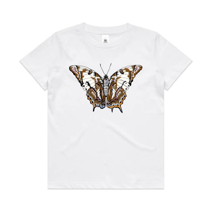 High Tees - Wholesale Screen Printed T-Shirt - Kids - Tailed Emperor Butterfly Kids T shirt0