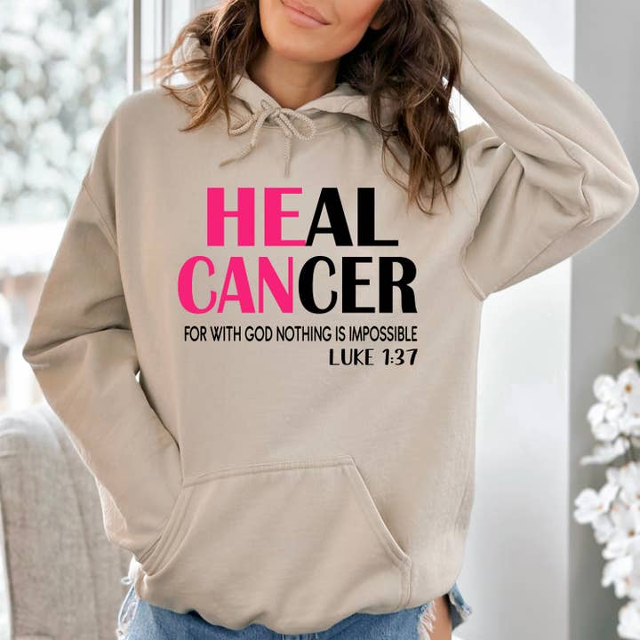 LA Shirt Company - Wholesale Graphic Sweatshirt - Women's - Heal Cancer - Hoodie & Sweatshirt2