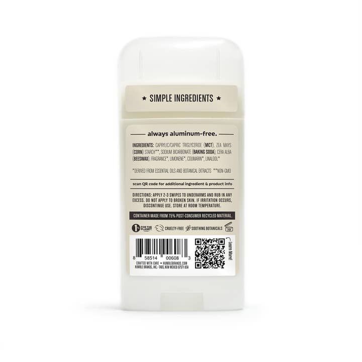 Humble Brands, Inc. - Wholesale Deodorant - Unisex - Palo Santo & Frankincense Original Deodorant5