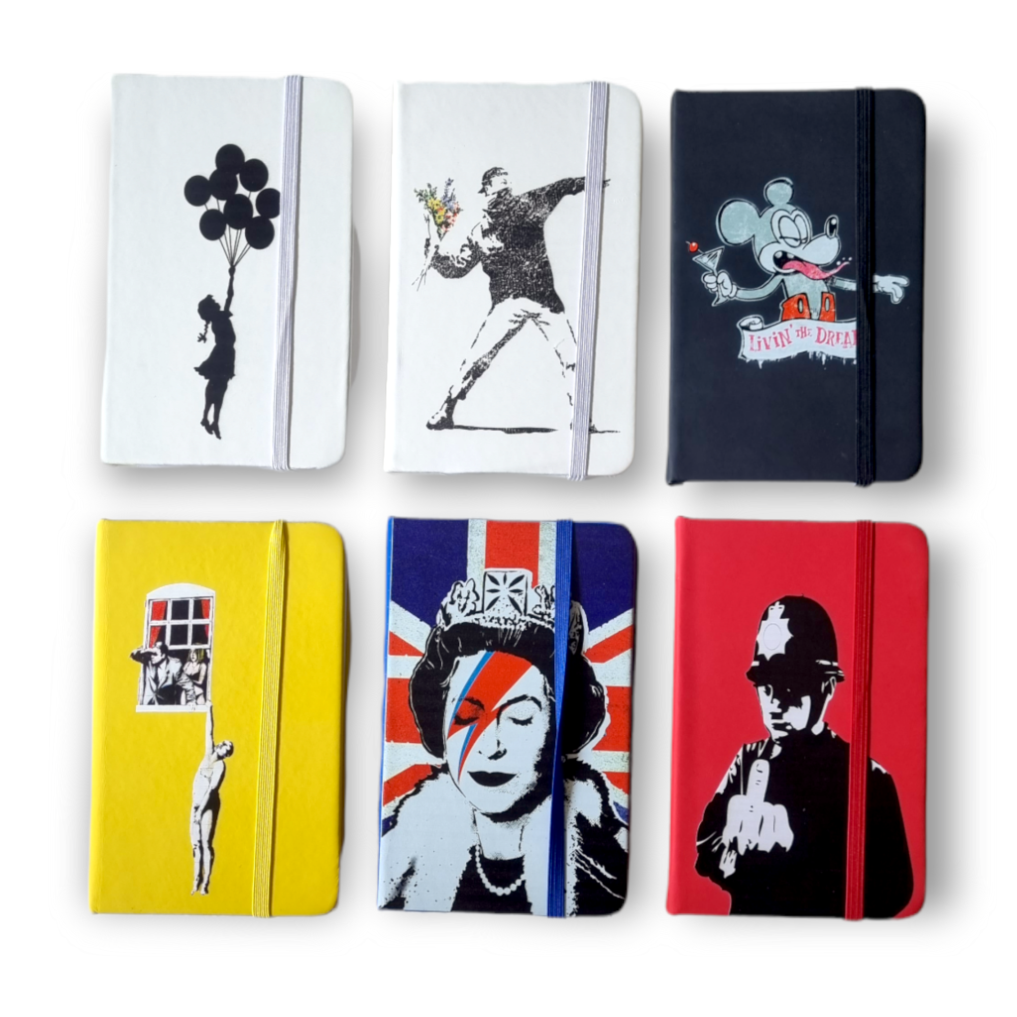 URBAN.ITY SRL - Wholesale Notebook - Banksy A6 Notebook - Drunk Mickey3