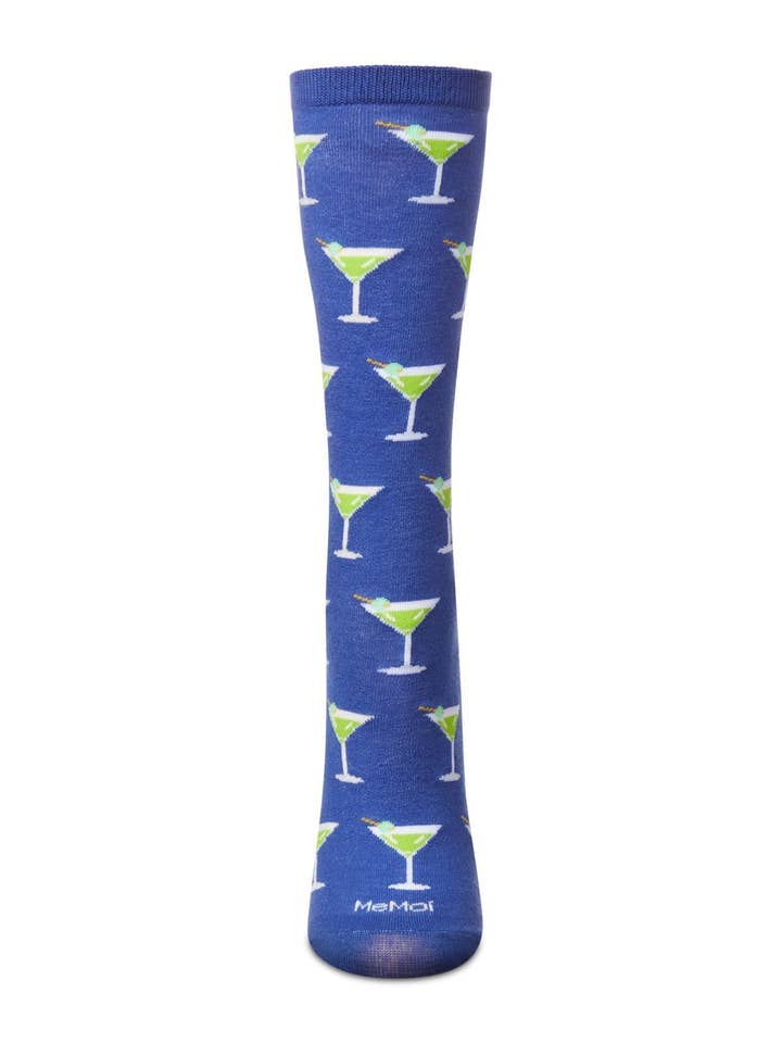 Royal Blue I Like It Dirty Crew Sock for wholesale on Faire2