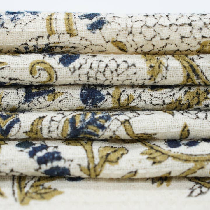 Fabdivine - Wholesale Hand towel - Natural Block Print Cotton Waffle Hand Towel - Gopi2