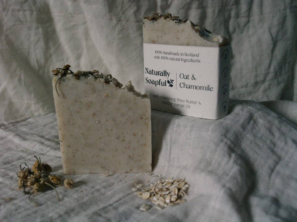 Naturally Soapful – wholesale Bar Soap – Oat & Chamomile Soap Bar, Handmade Soap, Apothecary Soap2