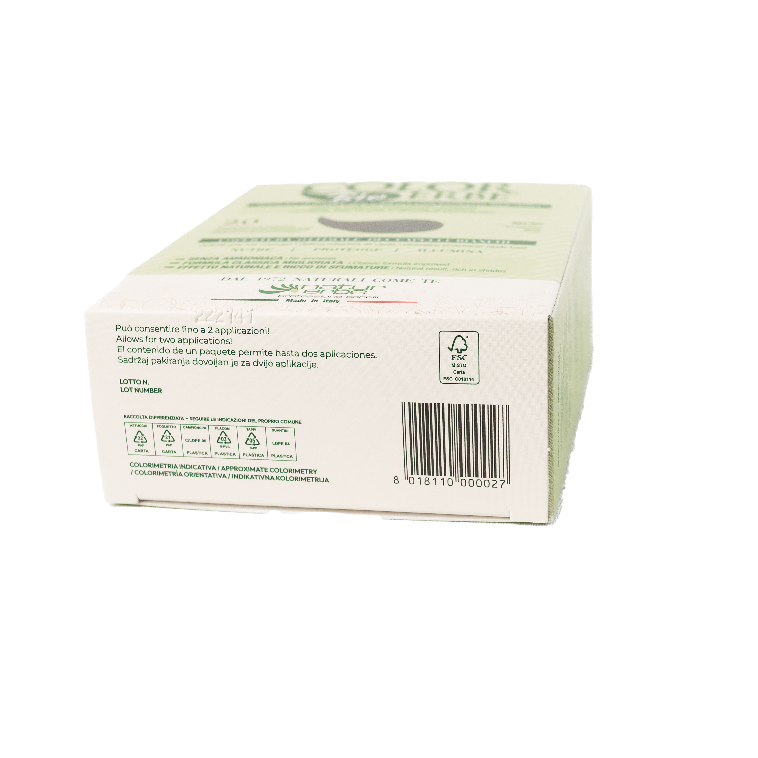 COLOR ERBE - Wholesale Hair Dye - Color Erbe Estr. Dye Bio Bruno (2.0) - Made in Italy8