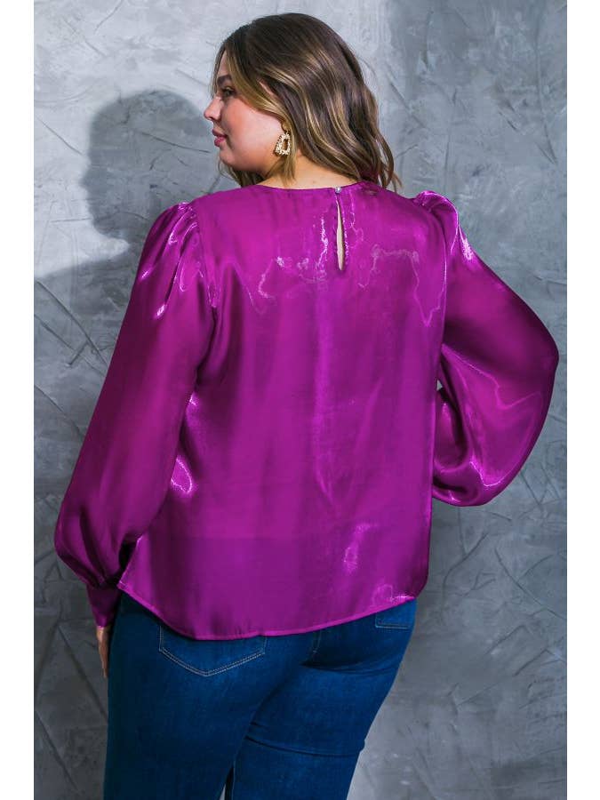 ORCHID A solid woven top - ITP12632 for wholesale on Faire3
