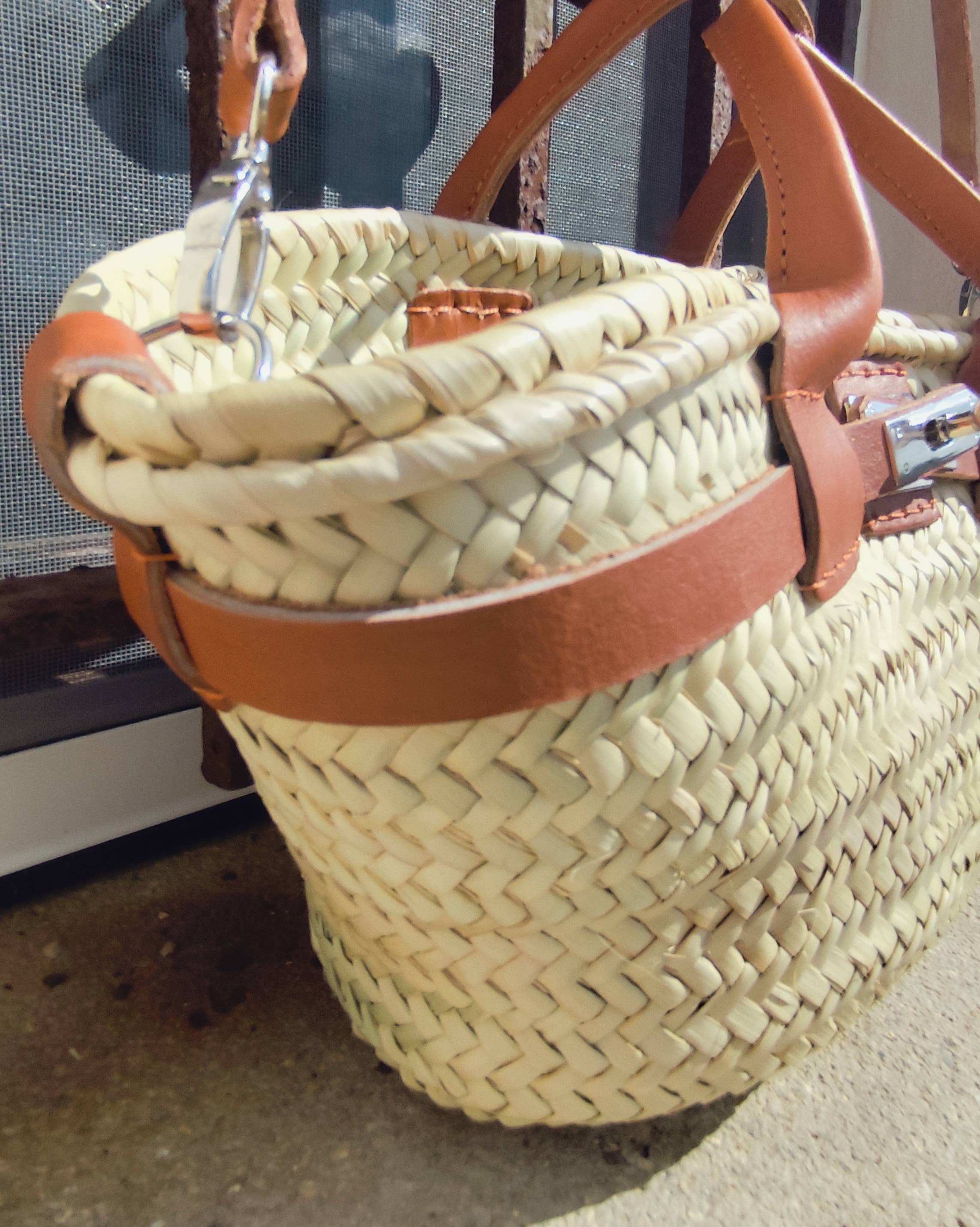 Maya Mallorca - Wholesale Beach Bag - PALMA BAG METAL CLOSURE DOUBLE HANDLE1