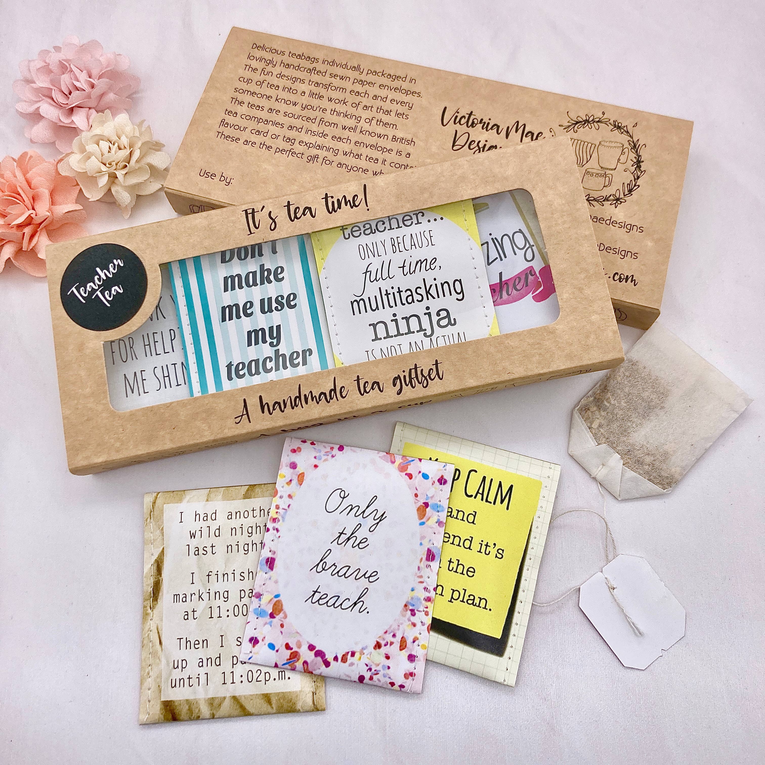 Victoria Mae Designs – wholesale Tea bags – Teacher Gift: Tea Giftset For An Amazing Teacher1