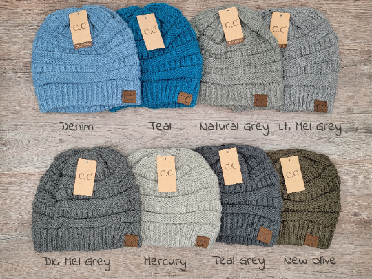 Treasure Bank - Wholesale Beanie - Women's - C.C CLASSIC SOLID RIBBED KNITTED BEANIE1