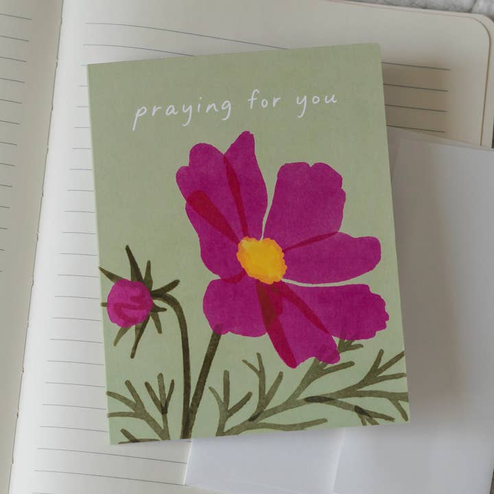 Praying For You Greeting Card for wholesale by Lauren Ibach