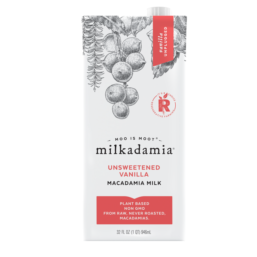 milkadamia - Wholesale Non-Dairy Milk - Unsweetened Vanilla Macadamia Milk, Plant-based, 32oz7