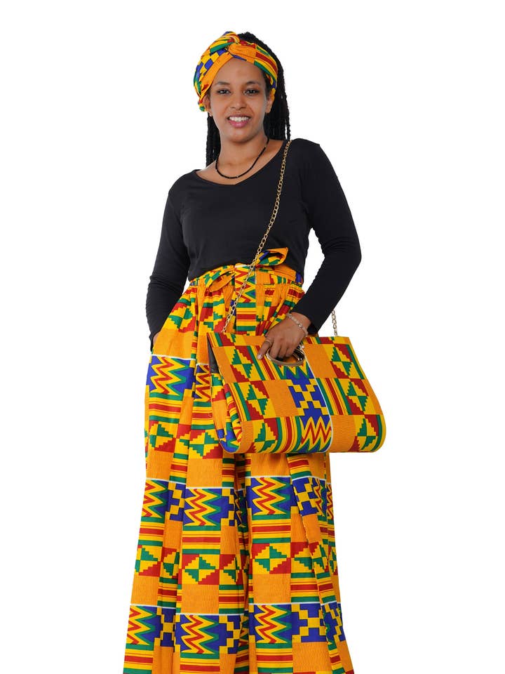 Saia Africana Longa Maxi Com Mala por atacado de Satsuma Wholesale