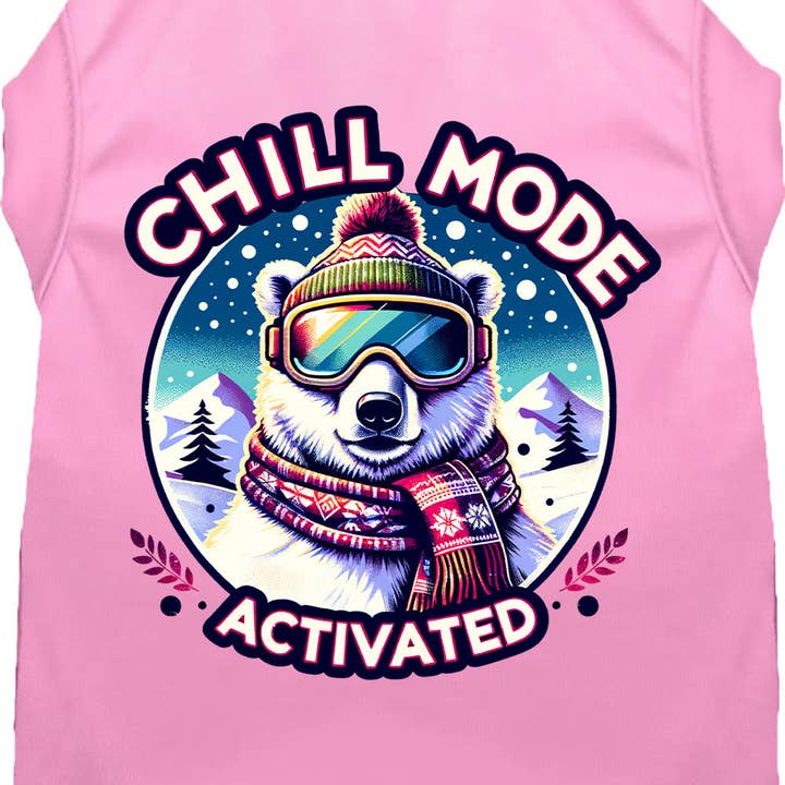 Chill Mode Activated Pet Shirt for wholesale by As You Wish Apparel
