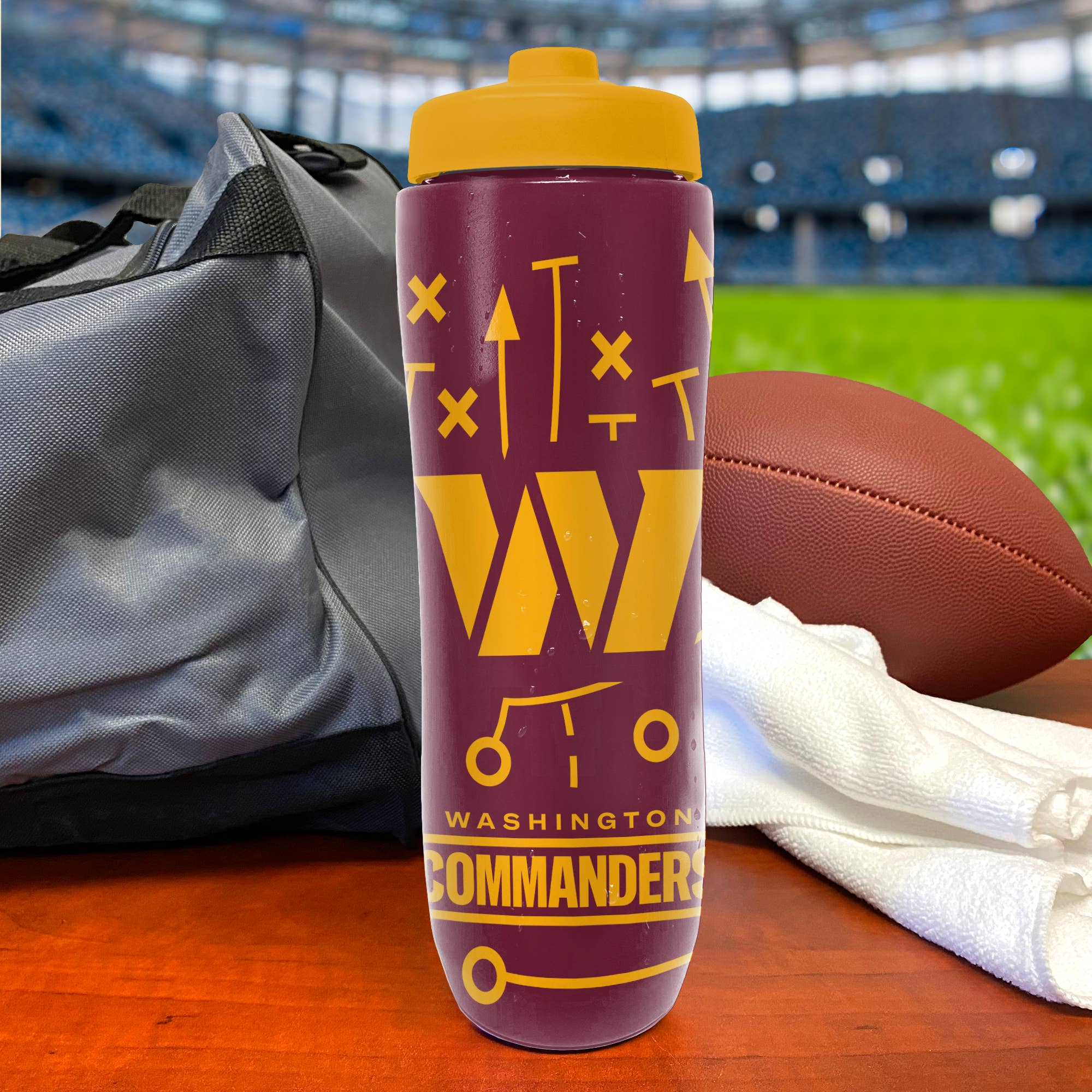 Party Animal, Inc. - Wholesale Water Bottle - Washington Commanders Water Bottle1