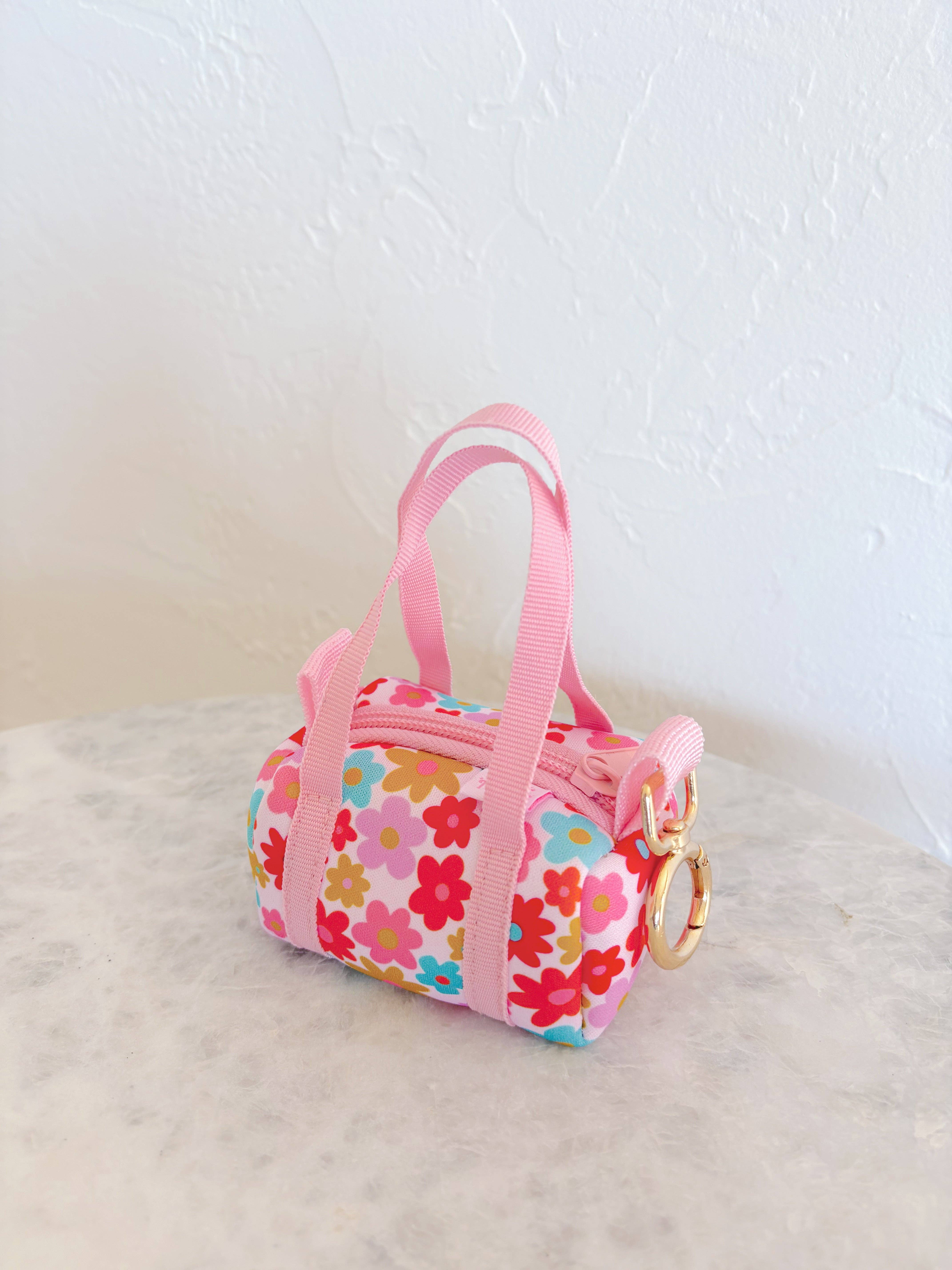 Elle Nicole - Wholesale Keychain - Women's - Bag Charm - Mini Purse Keychain - Retro Floral6