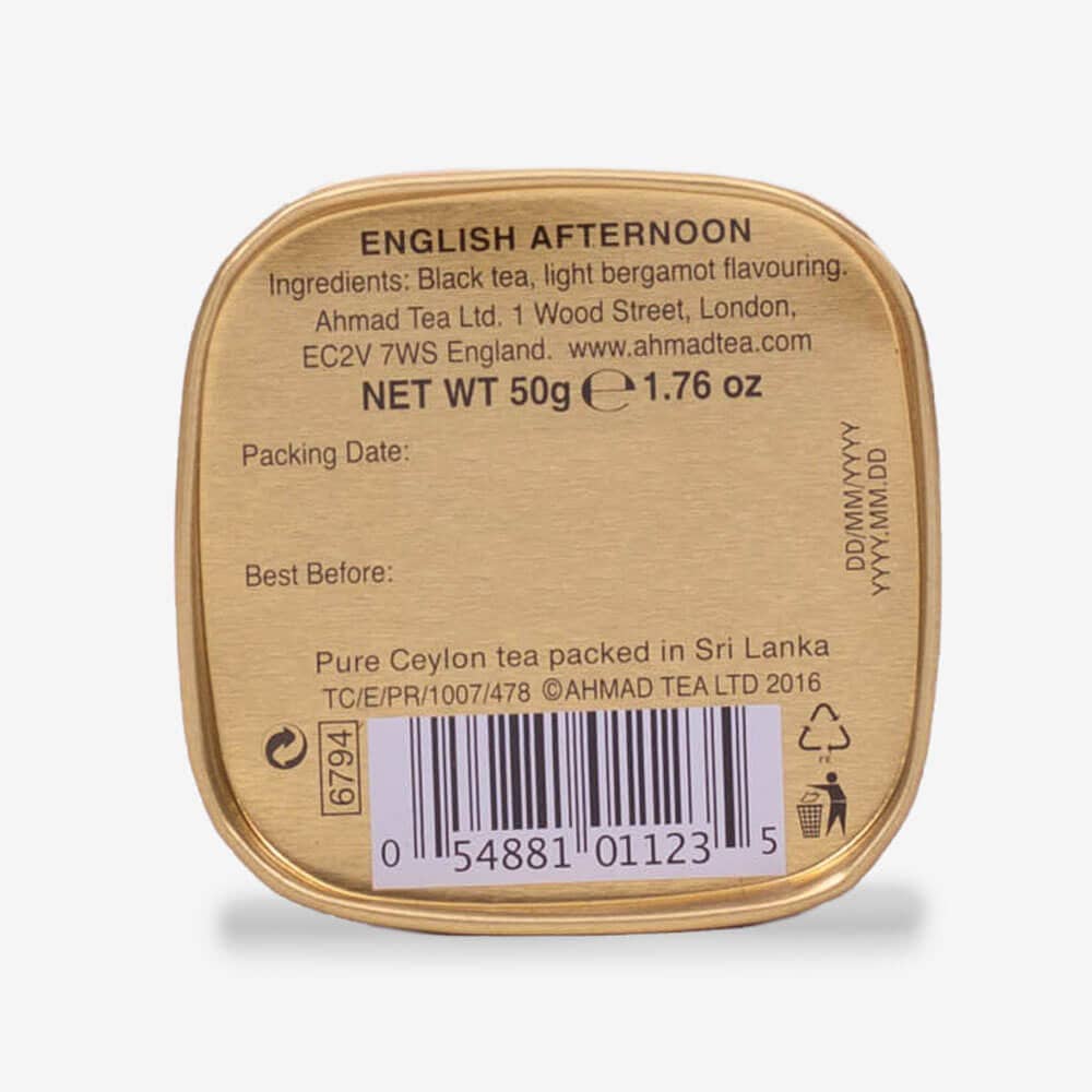 Ahmad Tea – wholesale Tea bags – London Memories (3 x 40g/50g Caddies)20