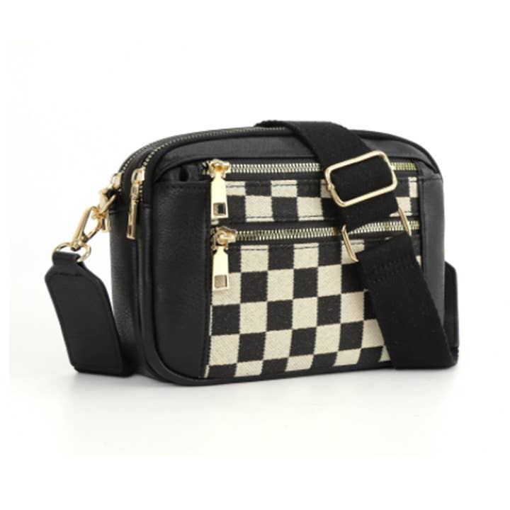 Wholesalesir - Wholesale Crossbody Bag - Women's - Color Blocked Multifunctional Zipper Crossbody Bag1