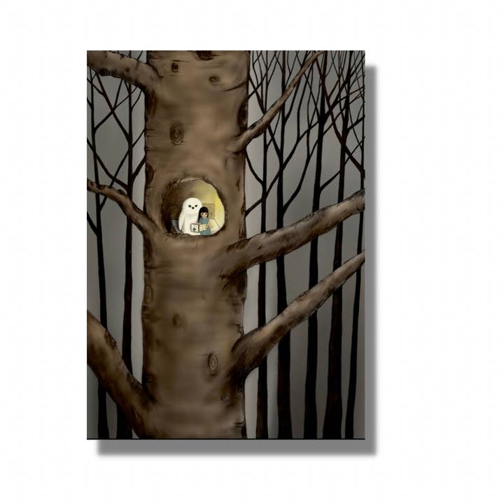 Cartes de vœux The Night Story Teller pour la vente par Moments Have You Cards