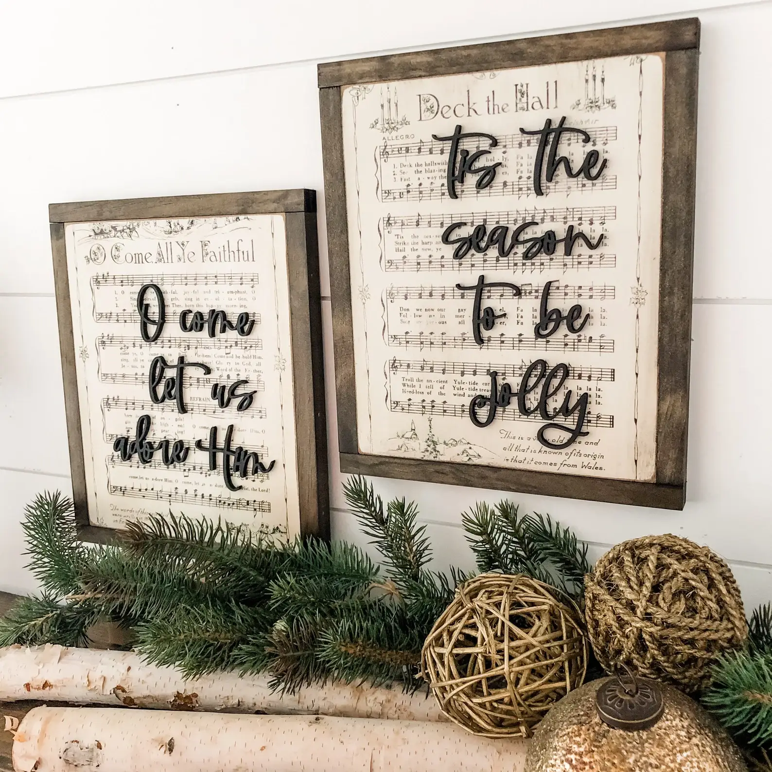 WillowBee Signs & Designs – Großhandel Schilder – Weihnachtslieder-Vintage-Schilder3