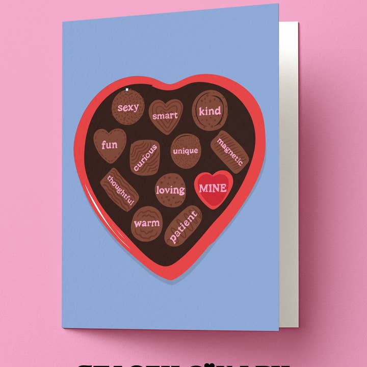 Stacey O'Nary - Wholesale Valentine's Day Card - Be Mine Chocolates Valentine’s Day Card1
