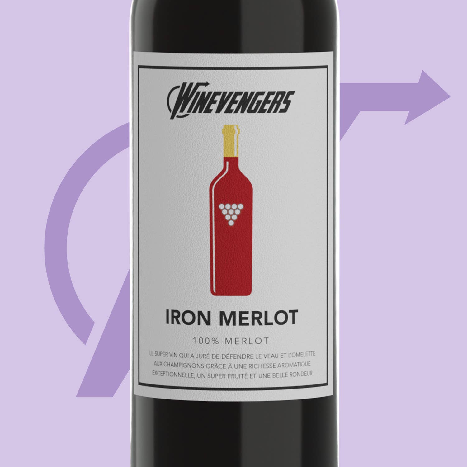 Les Compagnons du Canon - Wholesale Red Wine - Iron Merlot 20191