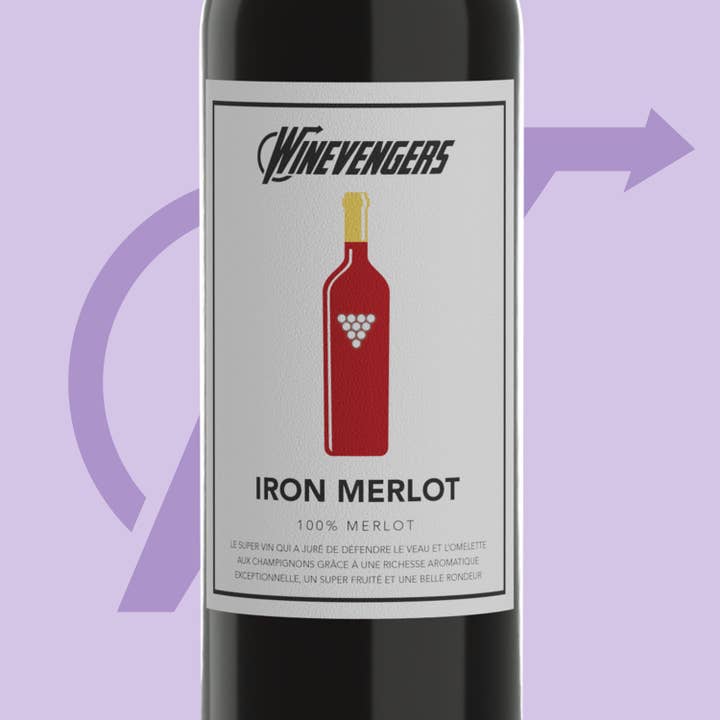 Les Compagnons du Canon - Wholesale Red Wine - Iron Merlot 20191
