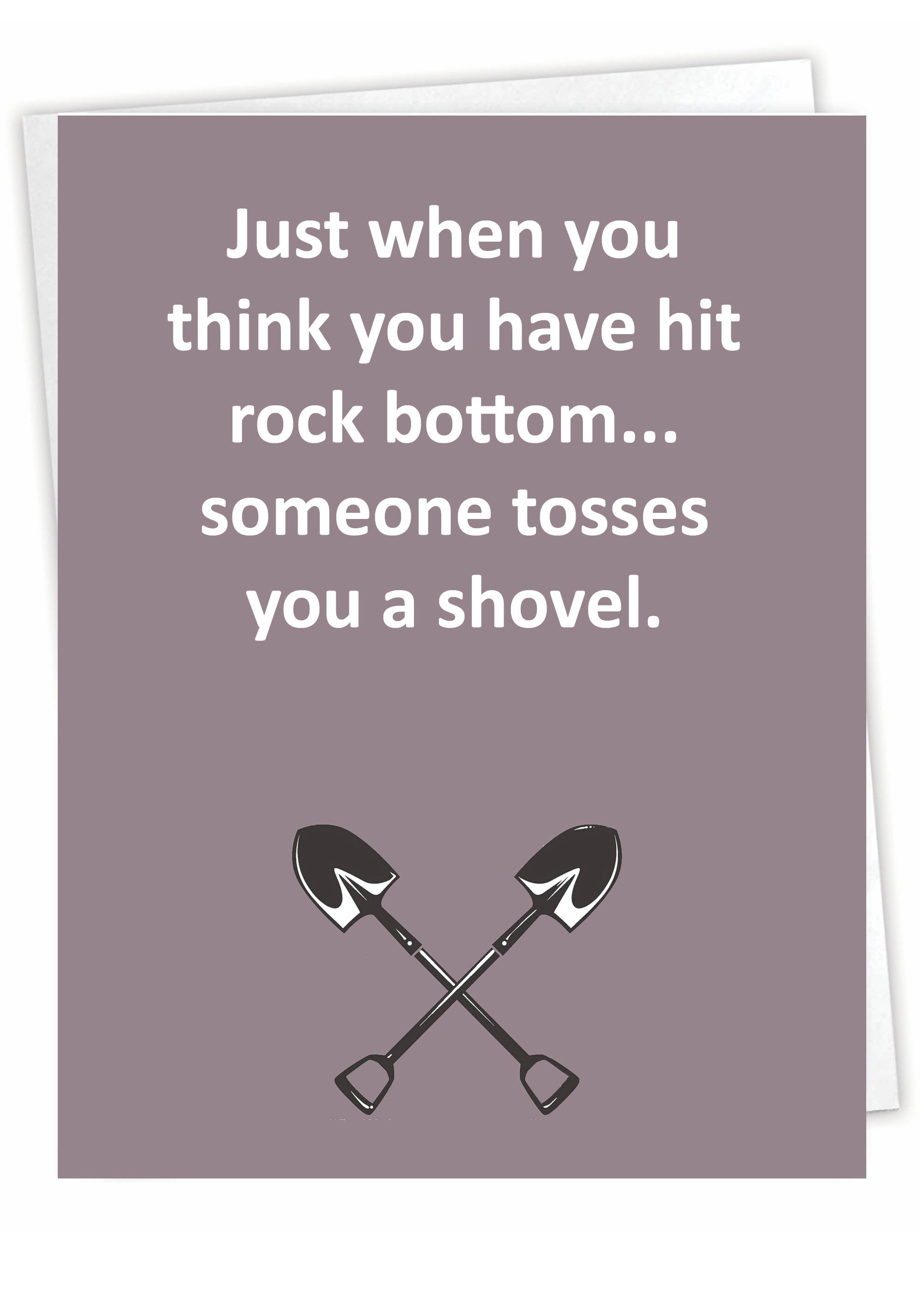 Blue Spark Card Co – Großhandel Grußkarten für den Alltag – Witzige Alltagskarte | Lustige Grußkarten | Rock Bottom0