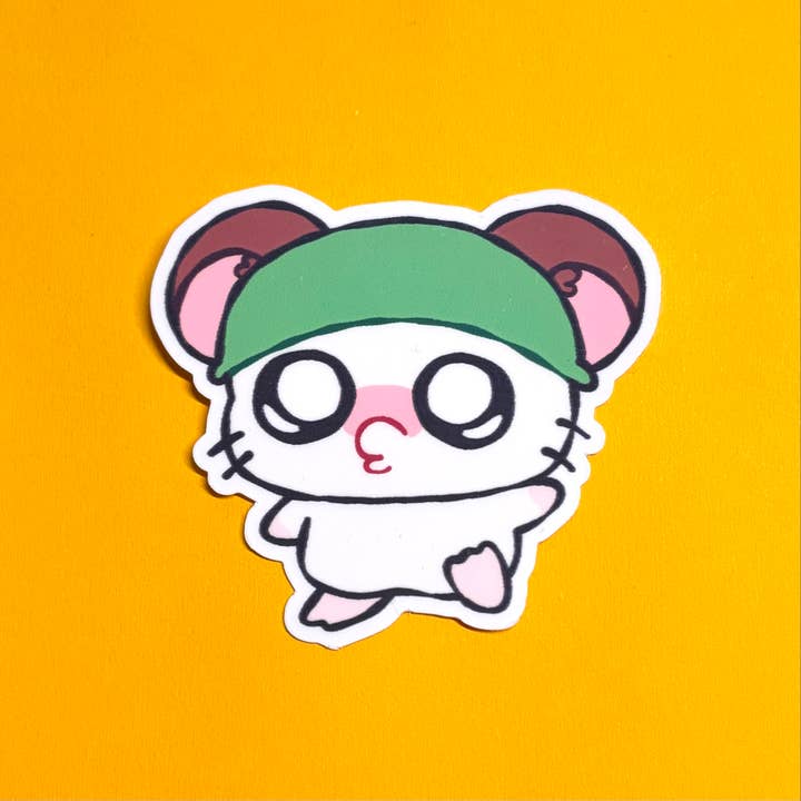 Cappy Hamtaro | Vinyl Sticker for wholesale by Ghostiekid