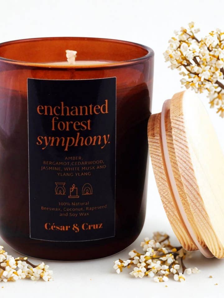 Enchanted Forest Symphony: Your Woodland Escape Candle
for wholesale by César & Cruz