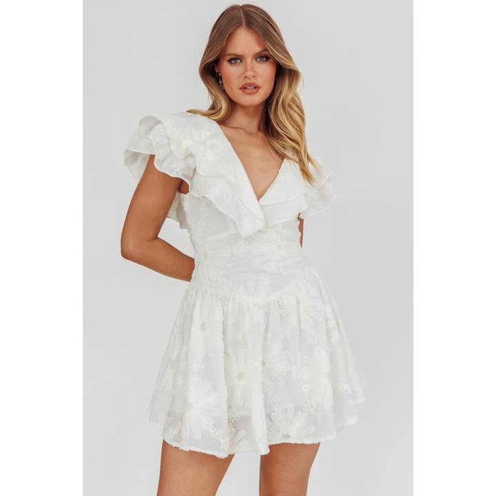 MINI ABITO CON VOLANT per la vendita all'ingrosso da parte di One and Only Collective