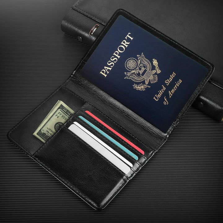 AICase - Wholesale Passport Case - Unisex - RFID Multi-function Wallet Passport Holder Anti-theft Anti-scanning1