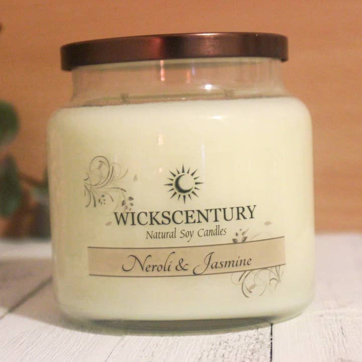Neroli & Jasmine - 20 oz Platform for wholesale by Wickscentury's Natural Soy Candles