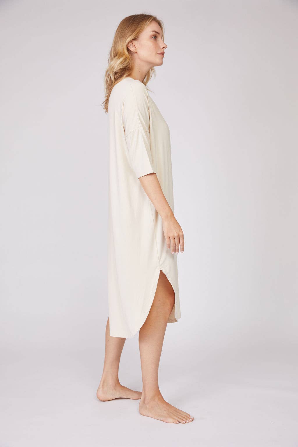 Pure Fiber - Wholesale Lounge Top - Women's - Bamboo Full Body Shirt – Soft, Relaxed Fit Lounge Dress10