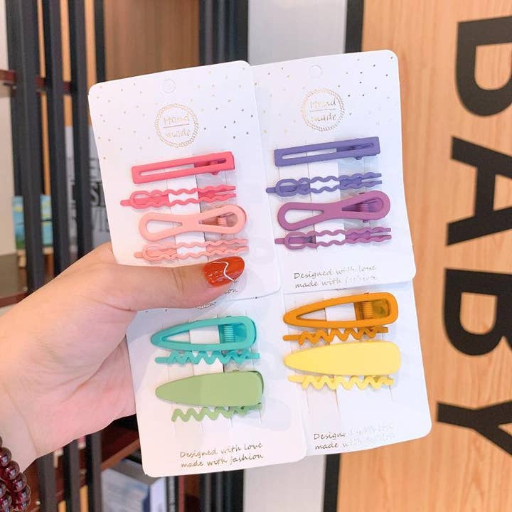 Barnens fyra bit hårnål hårnål huvudbonad för wholesale av KiddieKickz