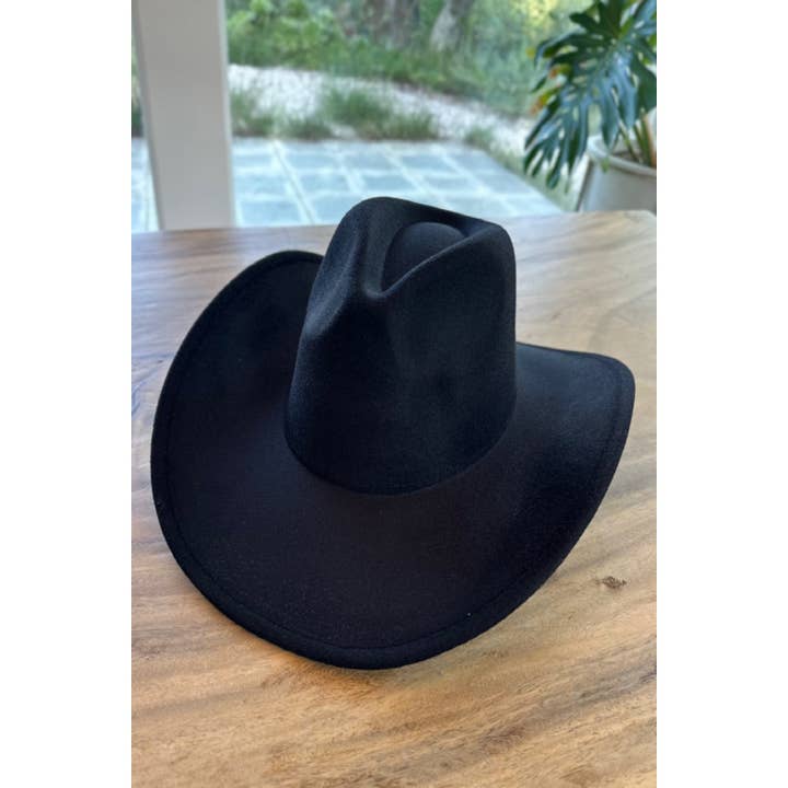 One and Only Accessories - Vente Chapeau de cowboy – femme - CHAPEAU DE COWBOY EN FEUTRE VÉGÉTALIEN