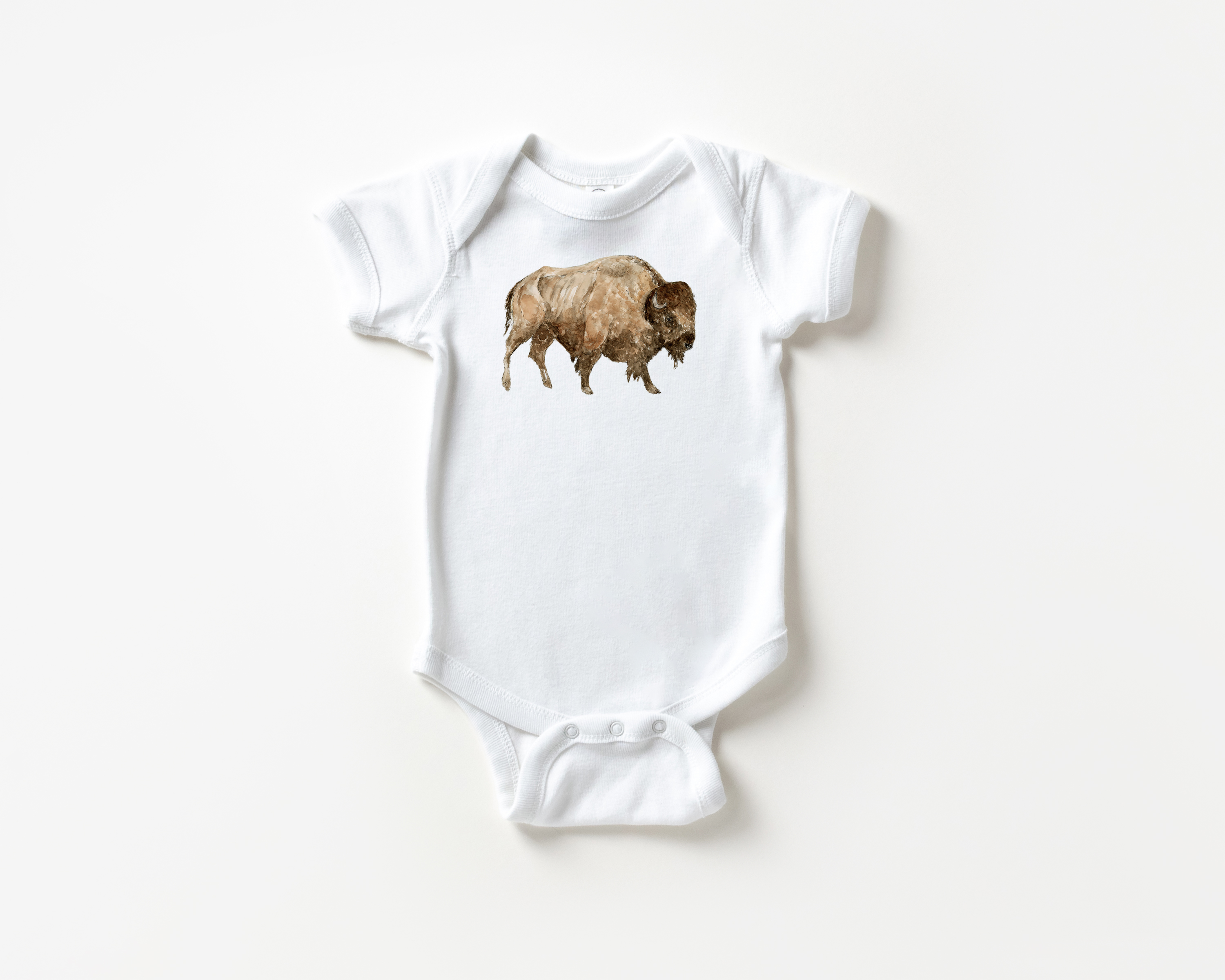 WLDFLWR Studio – Großhandel Body (ohne Füße) – Baby – Bison-Strampler® – Personalisierter Bison-Baby-Strampler®0