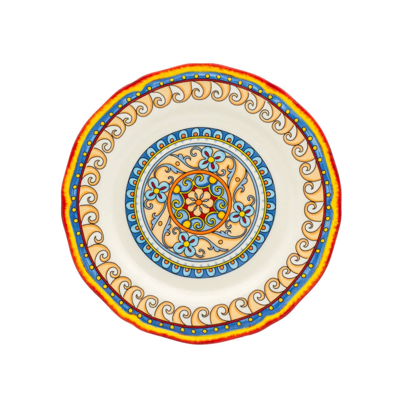 Euro Ceramica Home | ClayBarn - Wholesale Salad Plate - Duomo 4 Piece Salad Plate Set